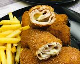 صورة لخطوة 3 من وصفة كوردن بلو بطريقه جدااا بسيط وسهله بطريقتي