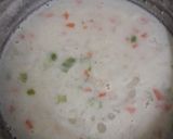 A picture of step 3 of Sweet corn soup.
