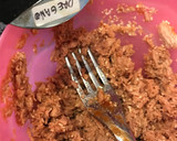 Foto del paso 5 de la receta: Hamburguesa de atún al microondas light fácil y rápida deliciosa