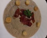 Pas rețetă Supă cremă de ciuperci cu bacon crocant 7 fotografie