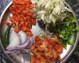 A picture of step 1 of Cabbage soup.