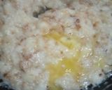 A picture of step 2 of Bread Halwa.