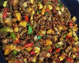عکس مرحله 4 از دستور خوراک گوشت چرخ کرده🫔