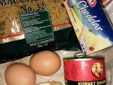 Makaroni telur sosis kornet