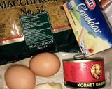 Foto langkah ke 1 dari resep Makaroni telur sosis kornet.