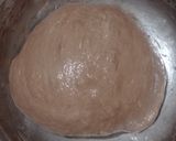 Foto langkah ke 6 dari resep Almond Double Chocolate Sourdough Bread (72%).
