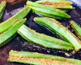 A picture of step 7 of Stuffed Masaledar Bhindi.