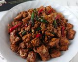 Foto langkah ke 5 dari resep Tempe Telur Tumis Kecap.
