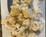 A picture of step 1 of Spicy Pickled Cauliflower.