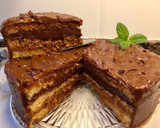 Foto del paso 20 de la receta: Tarta húmeda de dulce de leche y chocolate negro