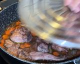 Foto del paso 4 de la receta Conejo en crema de mostaza y zanahorias
