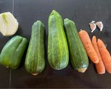 Foto del paso 1 de la receta: Hamburguesas de Zapallo Italiano y Zanahoria (con avena)