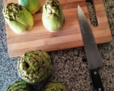 Foto del paso 1 de la receta: Alcachofas al vinagre 💚