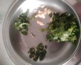 A picture of step 1 of Masala Chhaas.