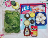 Foto del paso 1 de la receta: Ensalada de espinacas con tocino a la Alexito