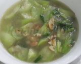 Hình bước làm 4 của món Ngọt bùi canh mướp nấu lạc