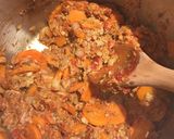 A picture of step 2 of Cheat’s tuna pasta bake.