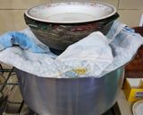 A picture of step 8 of Chicken yakhni pulao.