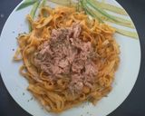 Foto del paso 2 de la receta: Tallarines de pescado con pimentón ahumado picante y atún