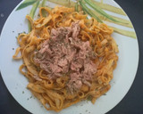 Foto del paso 2 de la receta: Tallarines de pescado con pimentón ahumado picante y atún