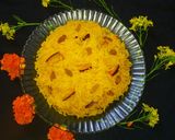 पीले मीठे चावल (pile meethe chawal recipe in Hindi) रेसिपी चरण 6 फोटो