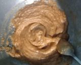 A picture of step 2 of Besan Ka halwa.