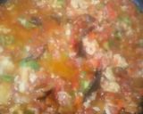 A picture of step 3 of Panla egg sauce and boiled yam.