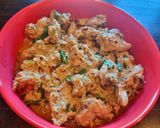A picture of step 5 of Makhmali White Gravy Chicken.