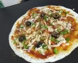 A picture of step 7 of Pizza Dosa.