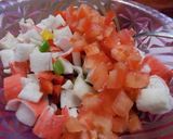 Foto del paso 6 de la receta: Ceviche con palitos de cangrejo (kanikama)