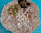 A picture of step 3 of Dry Fruits and Seeds Granola Bar.