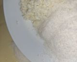 A picture of step 3 of Rangberange ladoo coconut malai ladoo.