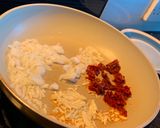 A picture of step 1 of Egg fried ghnocchi.