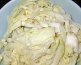 A picture of step 1 of Cabbage Qeema.