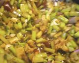 A picture of step 2 of Turnip and Greens.