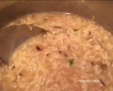 A picture of step 8 of Chicken, Corn, and Mushroom Congee.