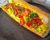 Une image de l'étape 3 de Sandwich poulet curry crudités.