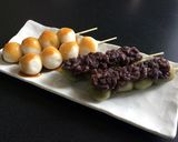 A picture of step 5 of Dango Dumplings made with ‘Shiratamako’ Flour.