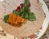 Une image de l'étape 6 de 🌮Wraps 🫔poulet 🍗 légumes 🍆🍠🌽🍅🫑 du soleil 🌶️.