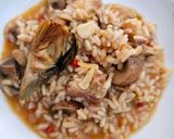 Foto del paso 8 de la receta: Arroz meloso de lagarto y setas