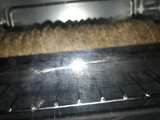 Trenza de harina integral rellena de brócoli y ricota