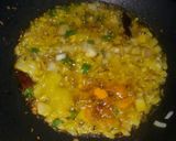 A picture of step 6 of Brinjal aur Palak saag.