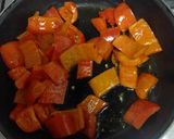 Foto del paso 1 de la receta Arroz con pimiento rojo y guisantes