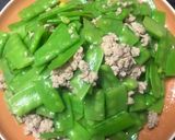 รูปขั้นตอนการทำที่ 4 ของ ผัดถั่วลันเตา🥗