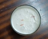 A picture of step 3 of Cransberry lassi.