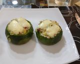 Foto del paso 12 de la receta: Zapallitos rellenos de carne y arroz 👏🏻