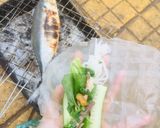 Hình bước làm 2 của món Cá sòng nướng mỡ hành