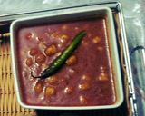 A picture of step 9 of Chickpea(Chole)curry and carom (ajwian) poori.