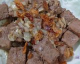 Foto langkah ke 4 dari resep Saikoro steak dengan spaghetti.