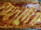 Pastel de patata, carne picada, mozzarella y parmesano